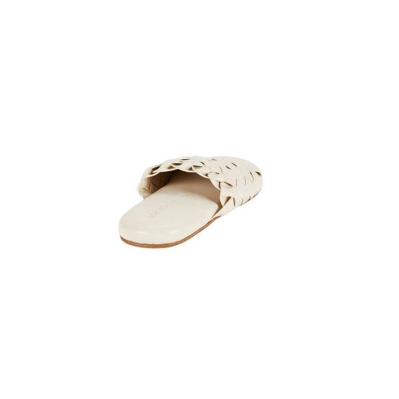 $1,195 NIB Bottega White Veneta Weave Cassette Leather 